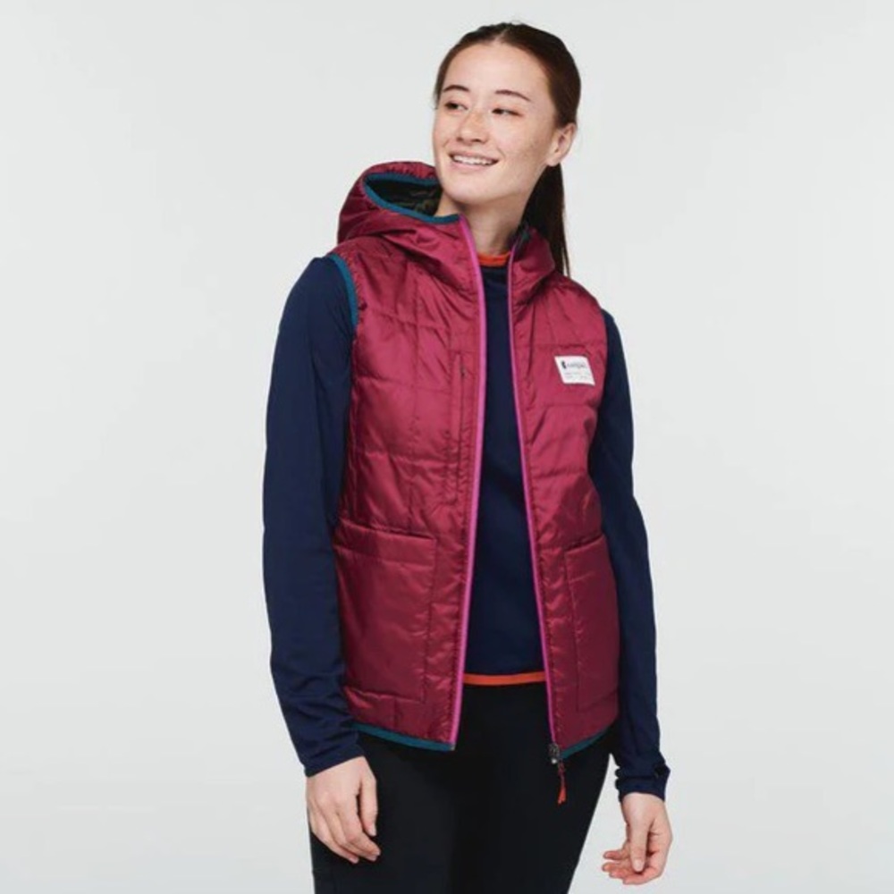 Cotopaxi Teca Calido Hooded Vest - Reversible Synthetic Down - Run Hike Camp